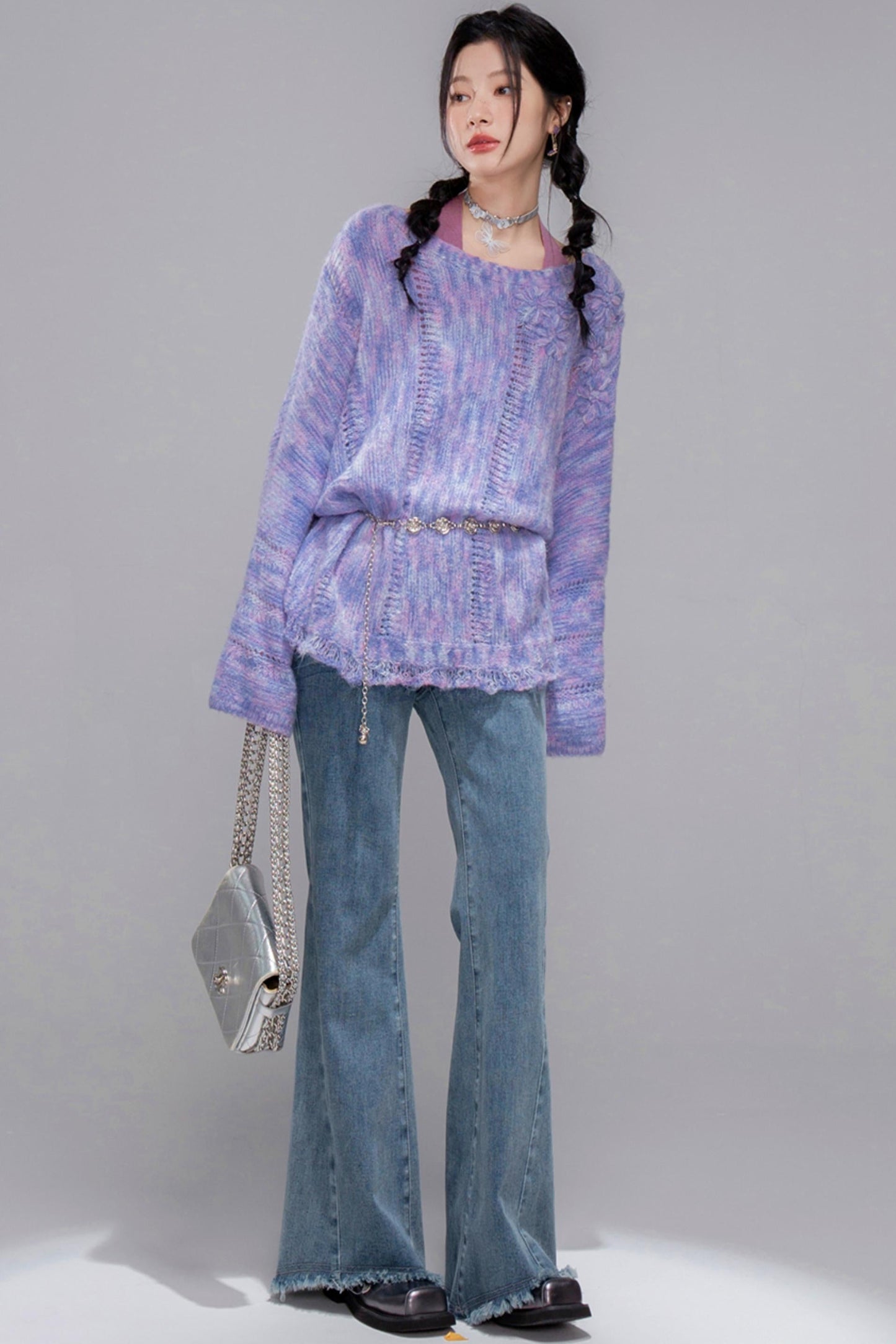 Shaping Blue Flared Jeans