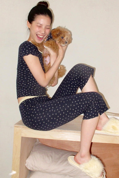 French Floral T-Shirt Set-Up