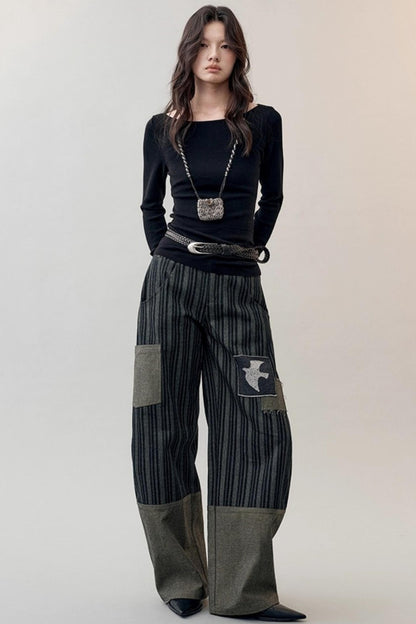 Cloud Yarn Long-sleeved Top