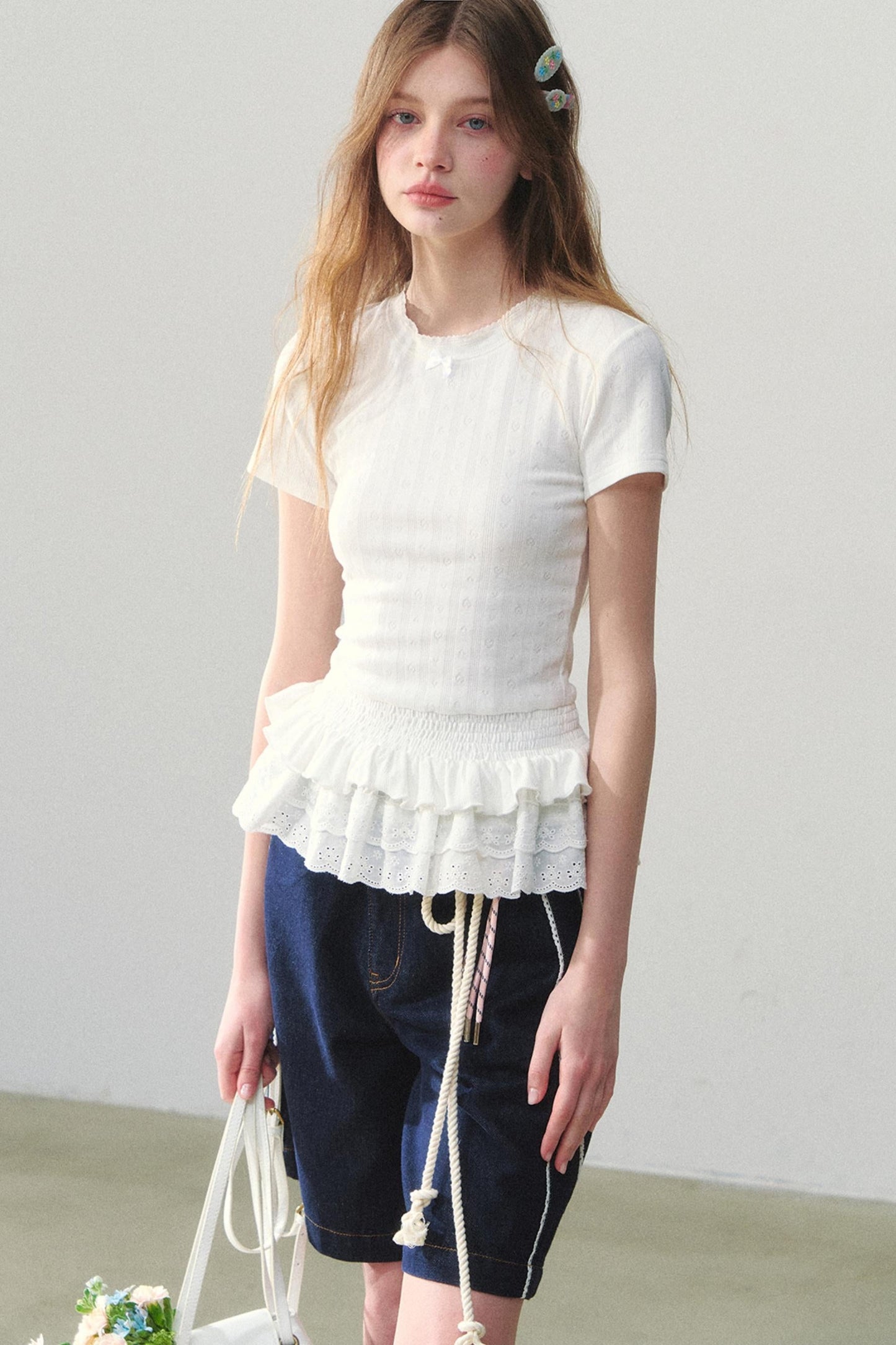 Lace Trim Tee