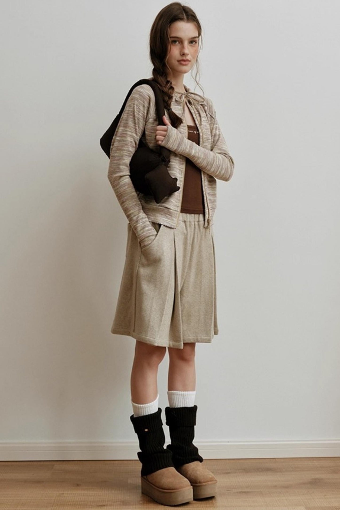 Gold Label Knitted Wool Blend Calf Socks