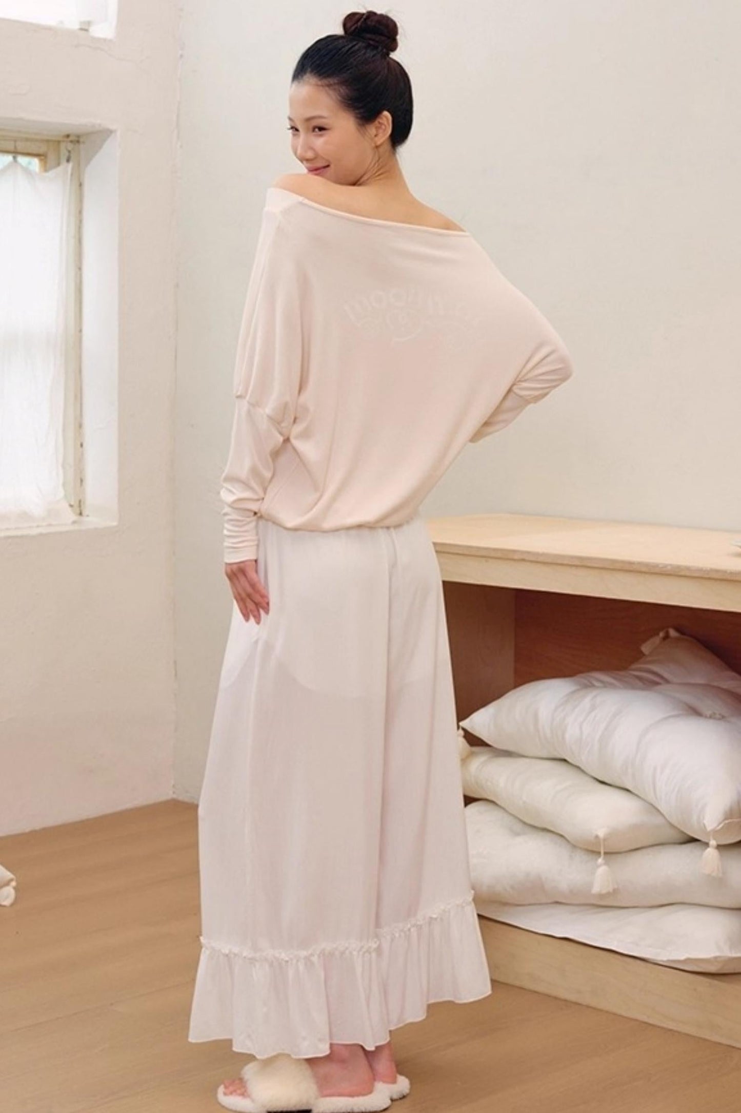 Cotton Long-Sleeved T-Shirt
