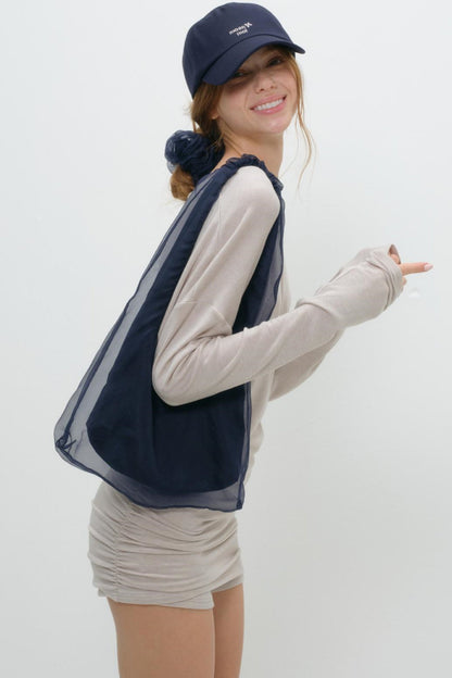 Floral Rhinestone Cap