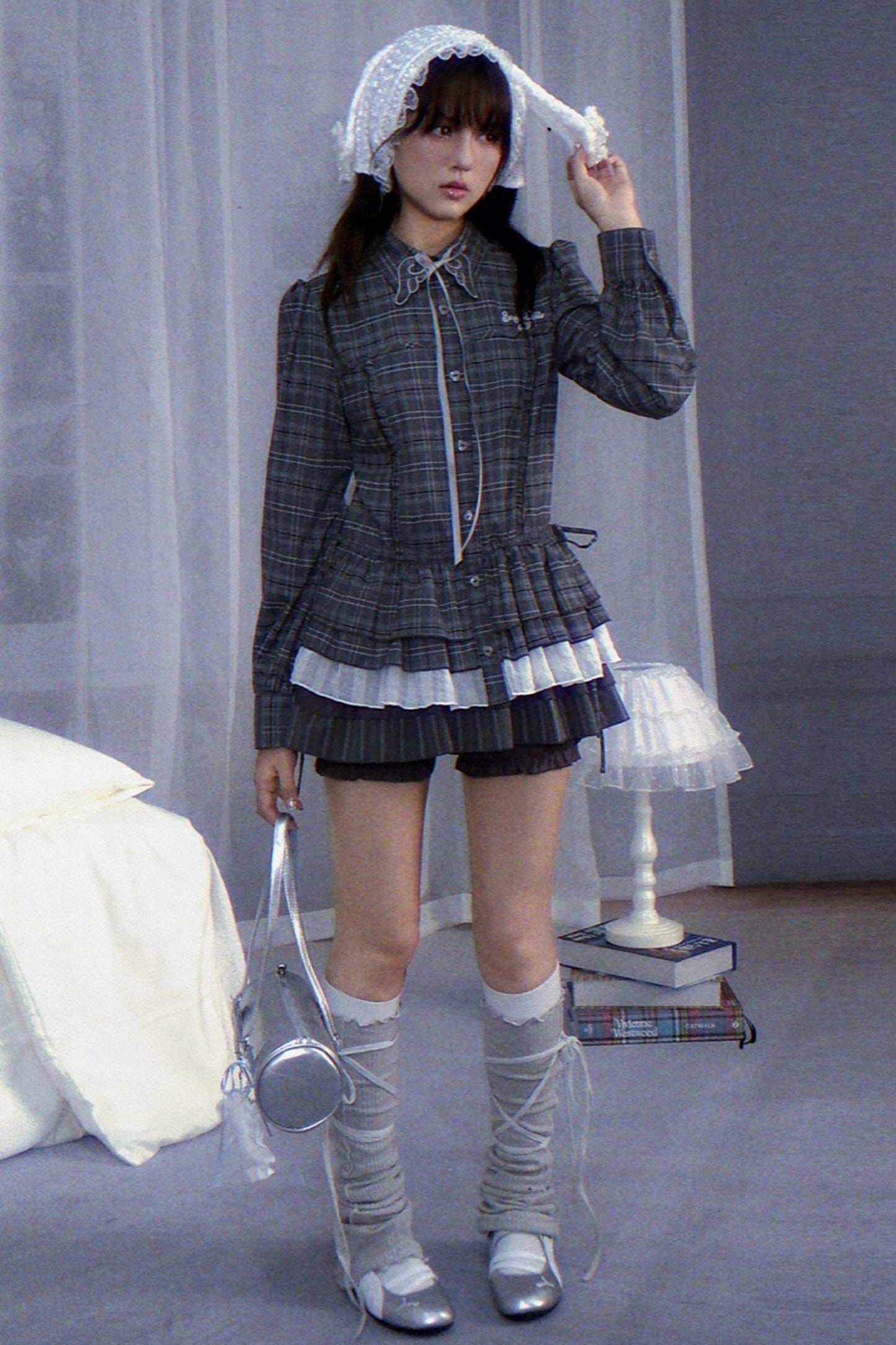 Whisper Long-Sleeved Dress Set-Up