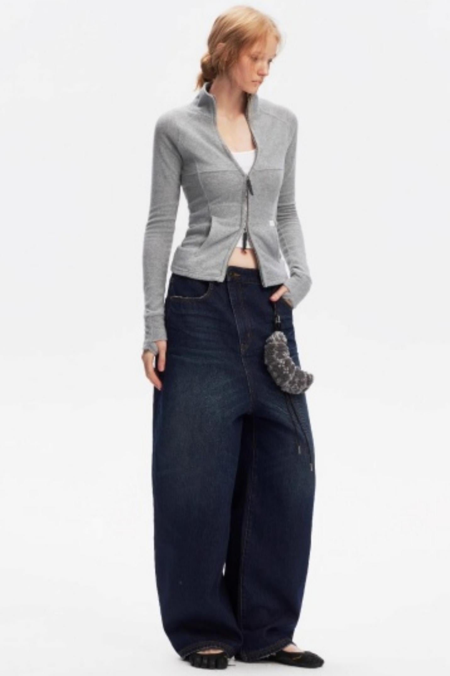 Minimalist Fleece Cycling Top