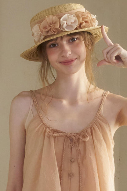 Vintage Raffia Sun Hat