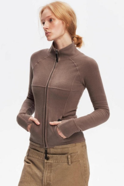 Minimalist Fleece Cycling Top