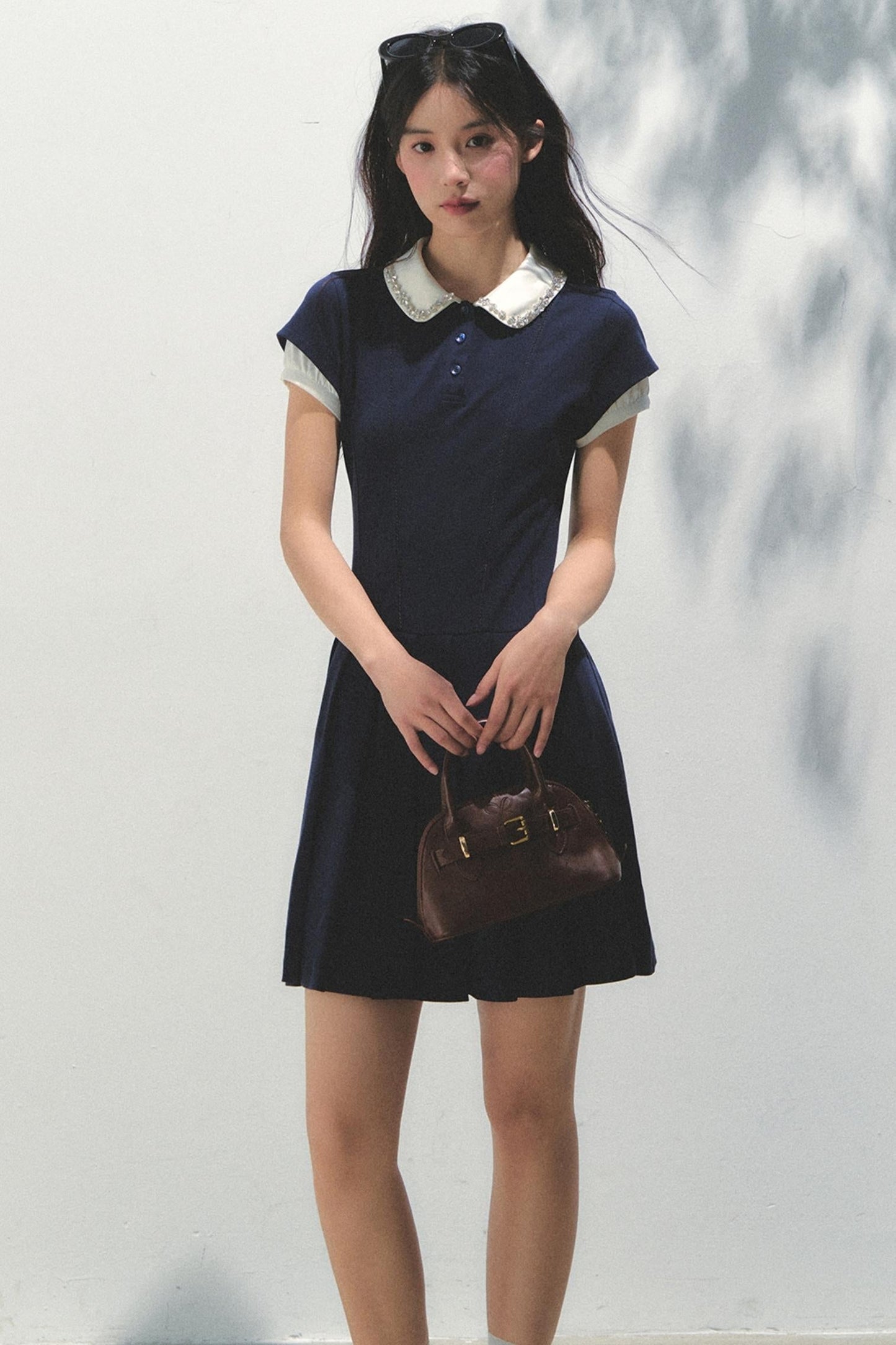 Pleated College Dress