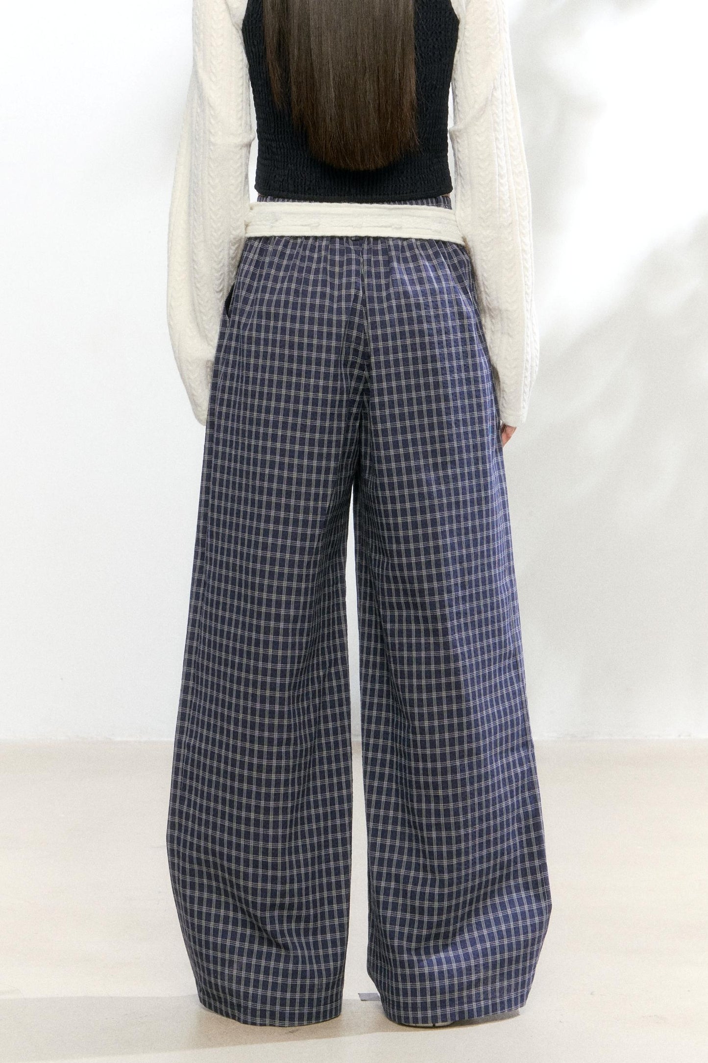 Lace Belted Slacks