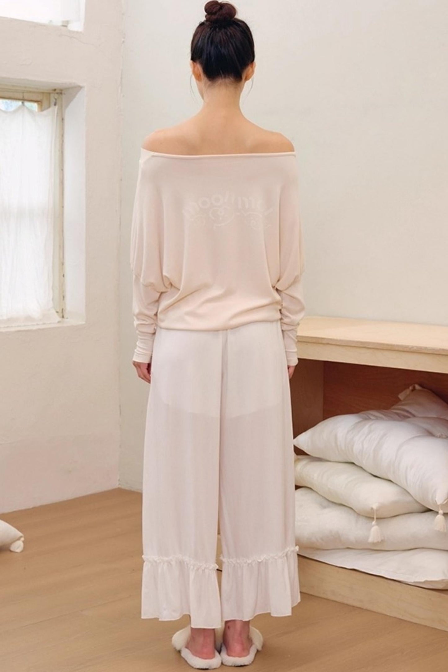 Cotton Long-Sleeved T-Shirt