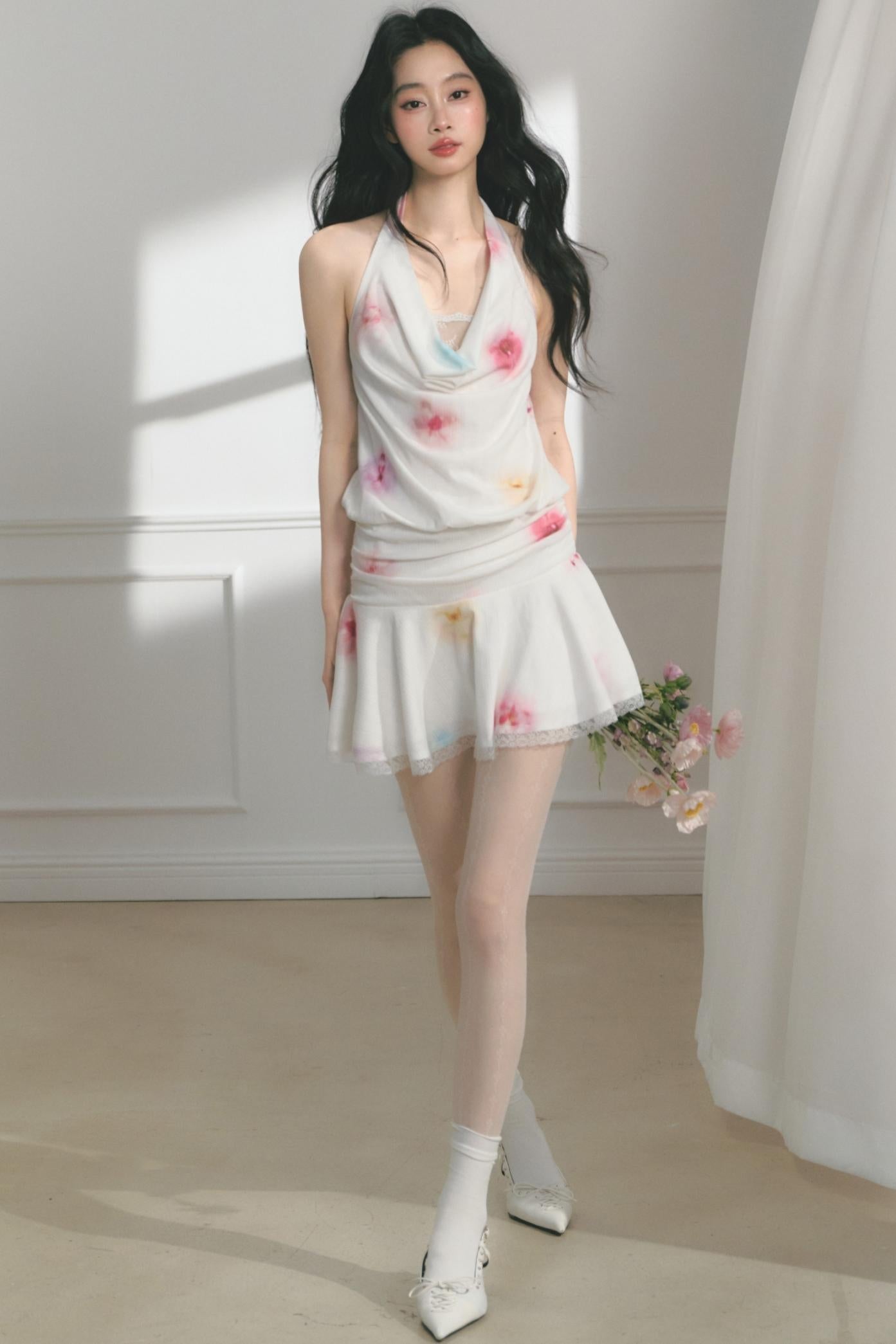 Breeze Lace Swing Skirt Set-Up