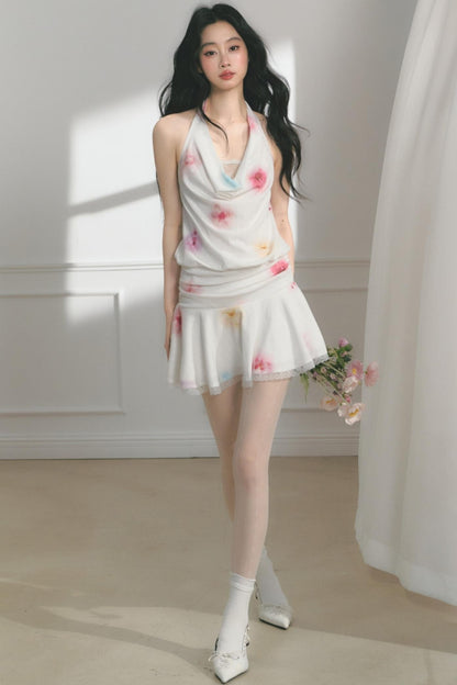 Breeze Lace Swing Skirt Set-Up