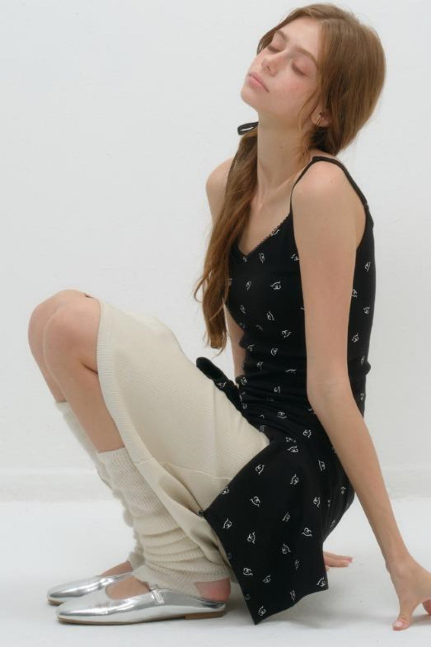 Whimsical Smile Tank & Cardigan Set