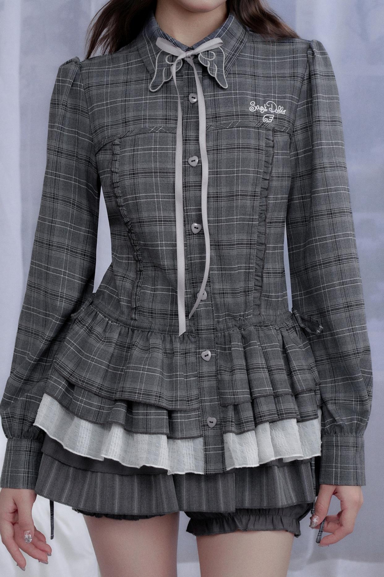 Whisper Long-Sleeved Dress Set-Up