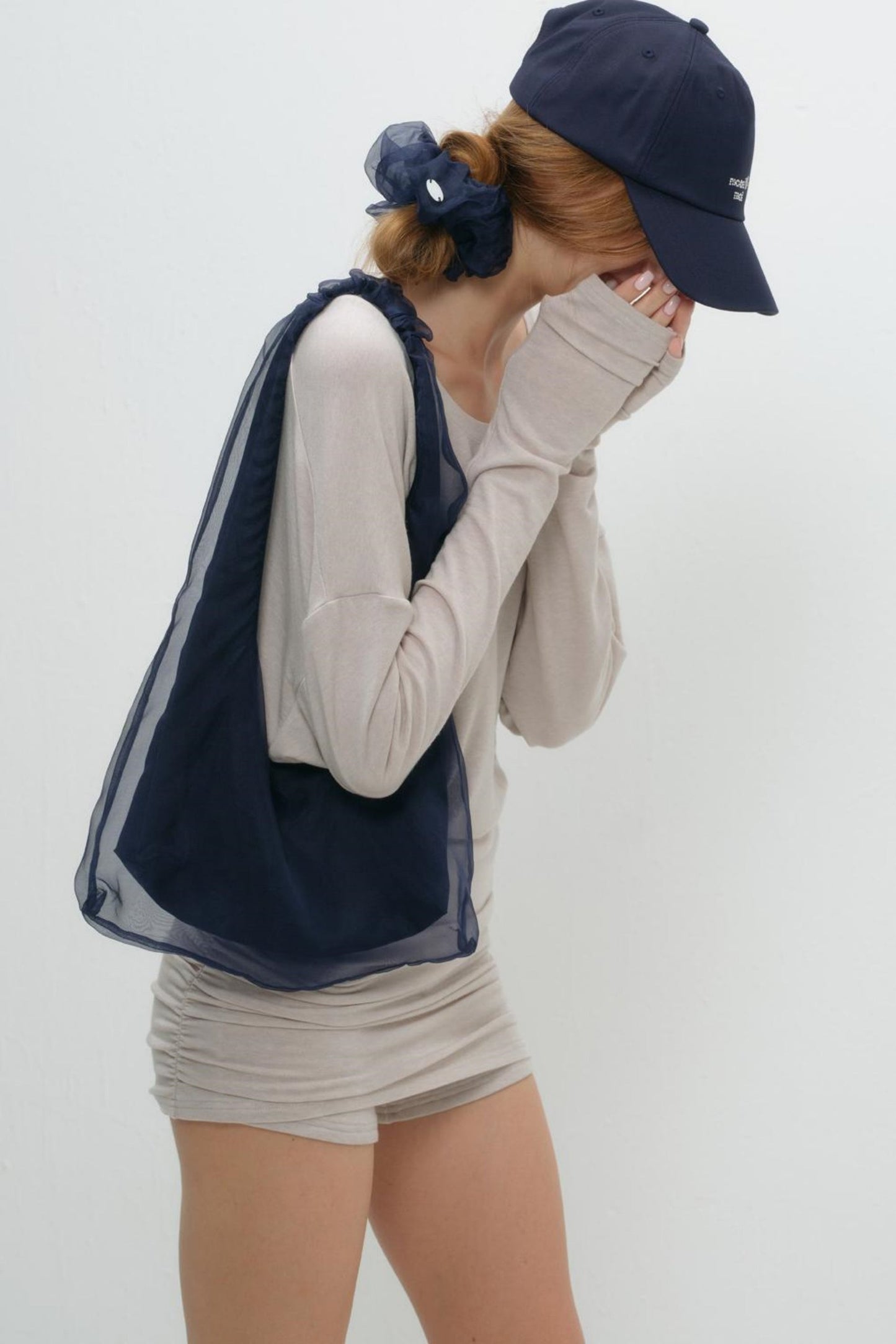 Floral Rhinestone Cap