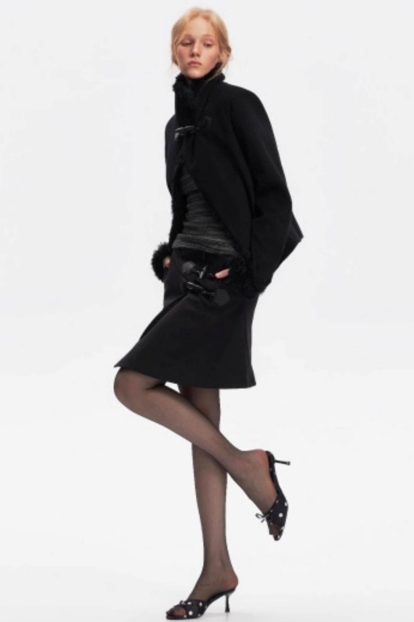 Low-Waist Toggle Skirt