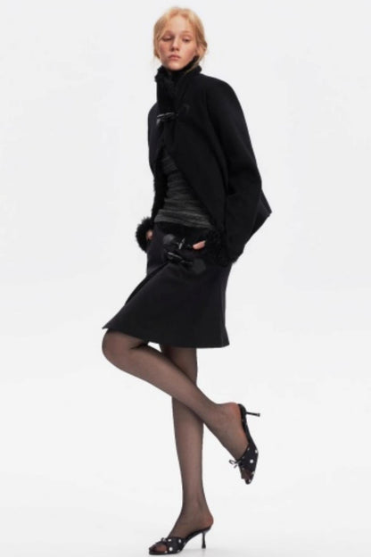 Low-Waist Toggle Skirt