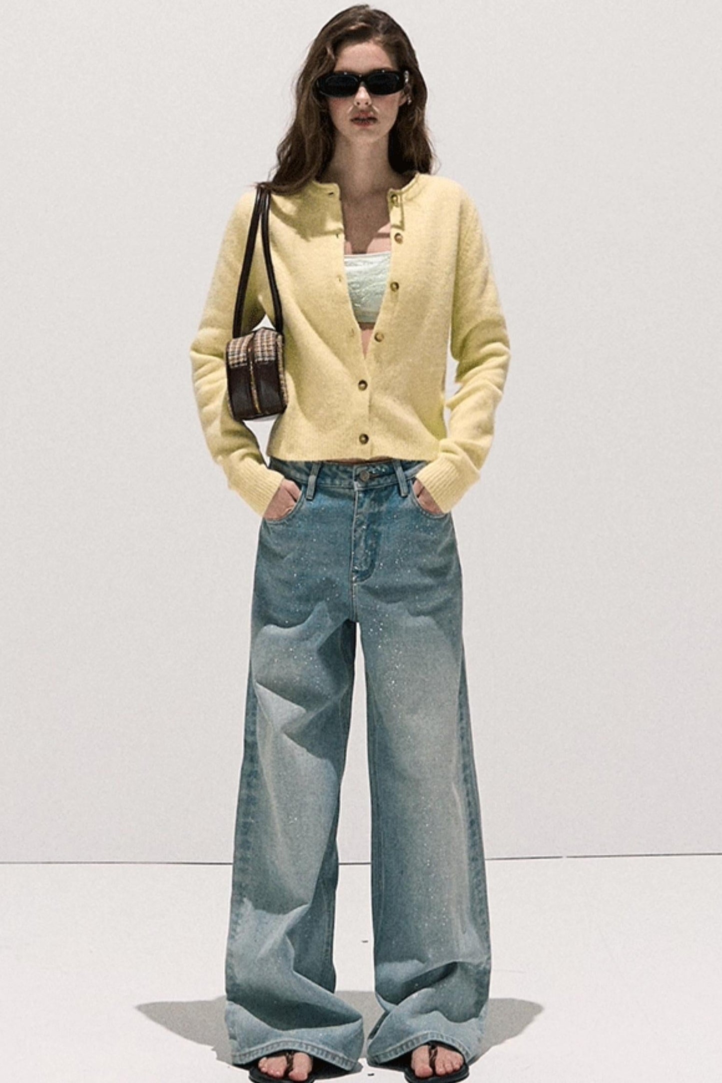 Vintage Wool Crewneck Cardigan