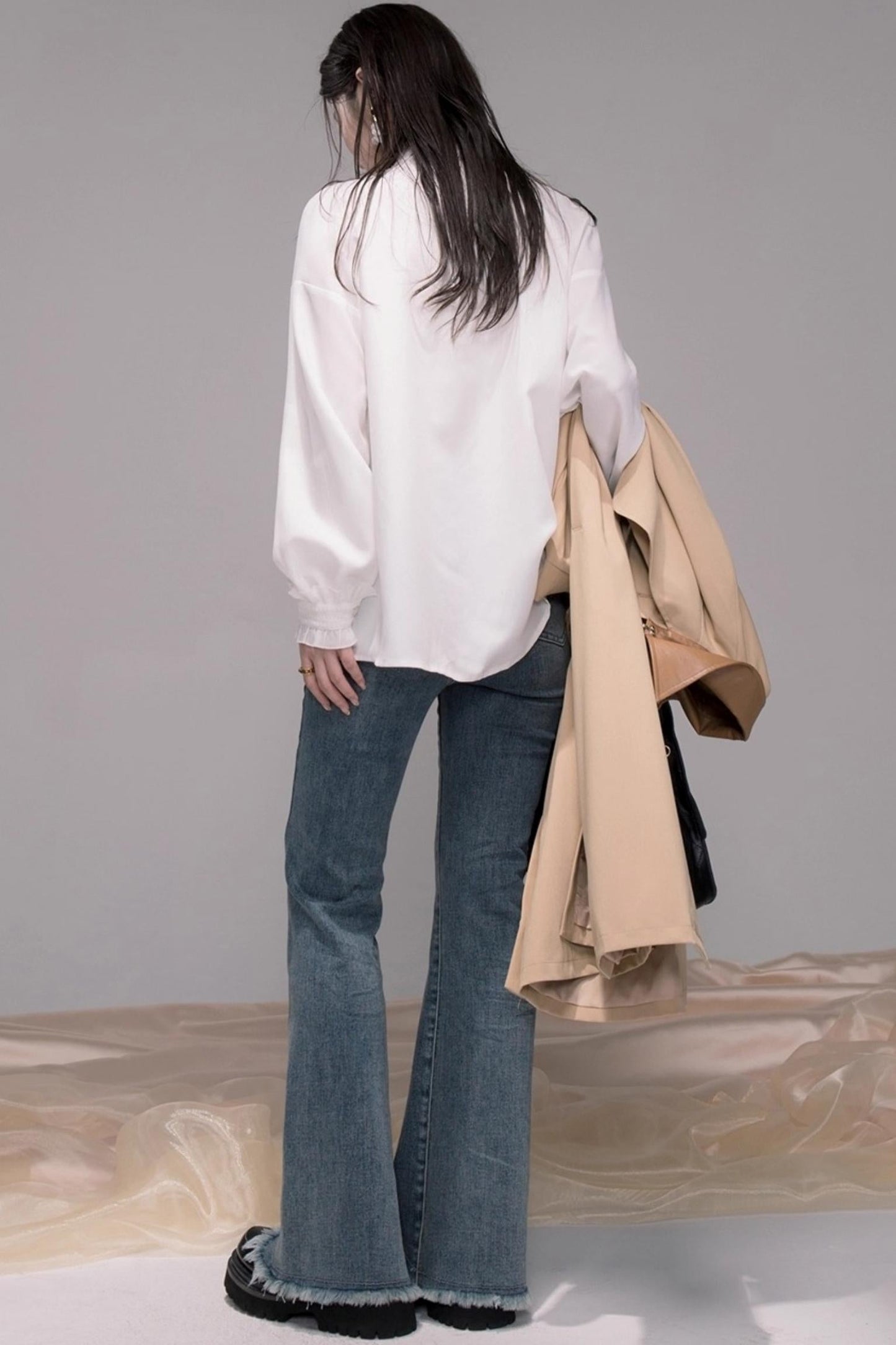 Nuansha Custom Wool Long Coat