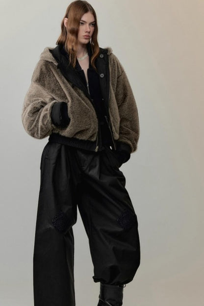 Velvet Rope Suede Sweatshirt