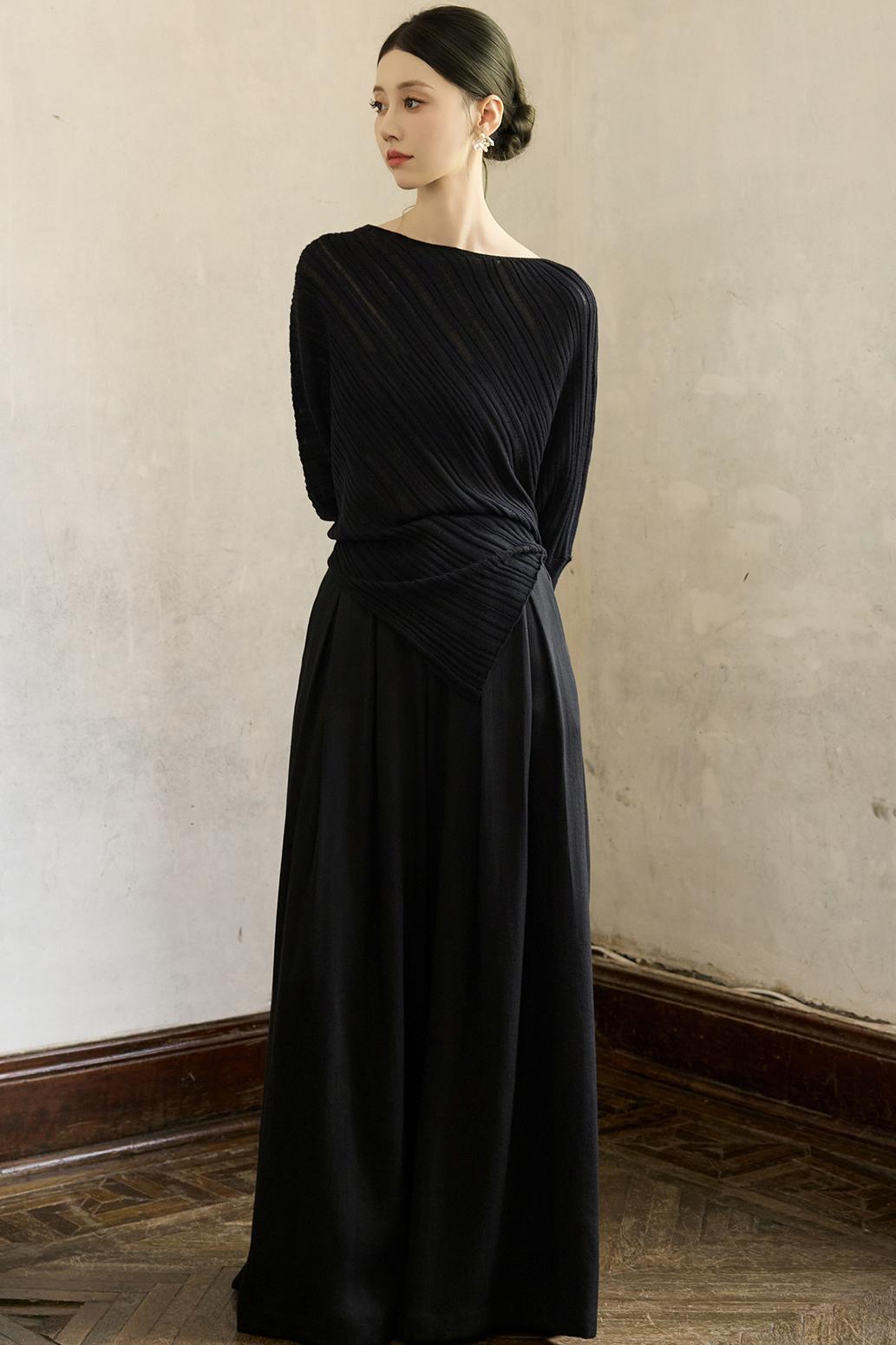 Slimming Wide-leg Pants