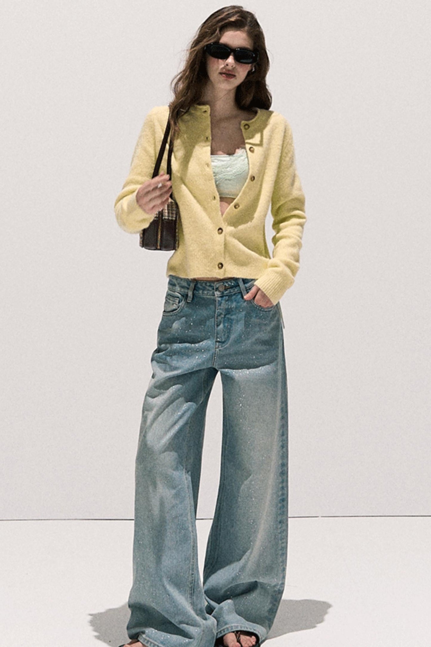 Vintage Wool Crewneck Cardigan