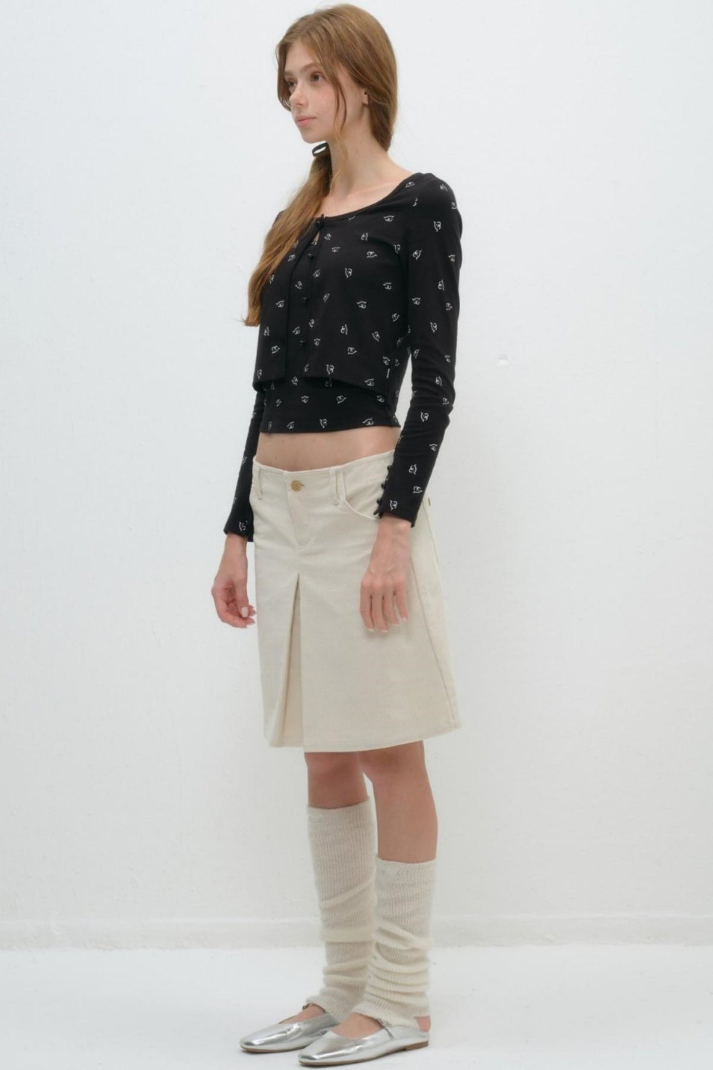 Whimsical Smile Tank & Cardigan Set