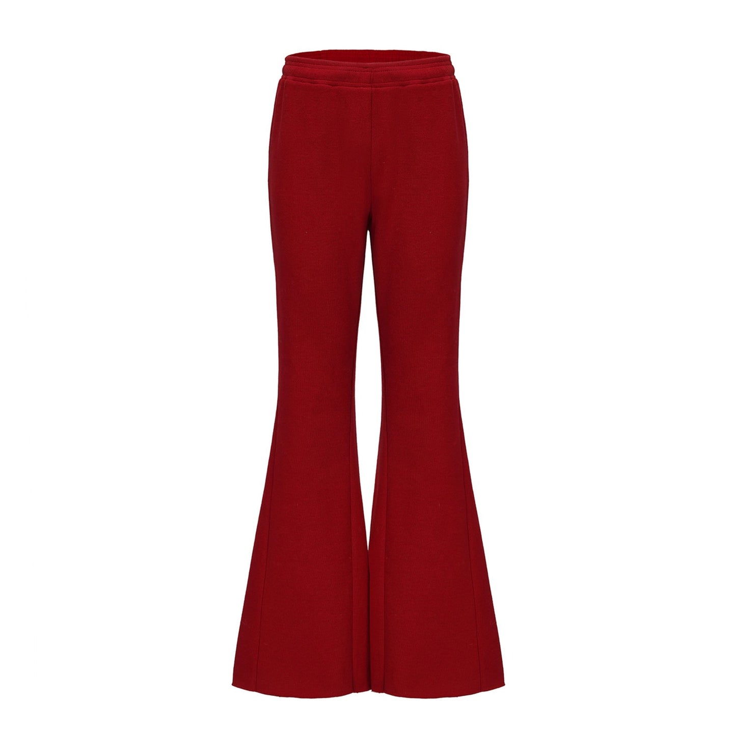 Pink Stretchy Casual Pants