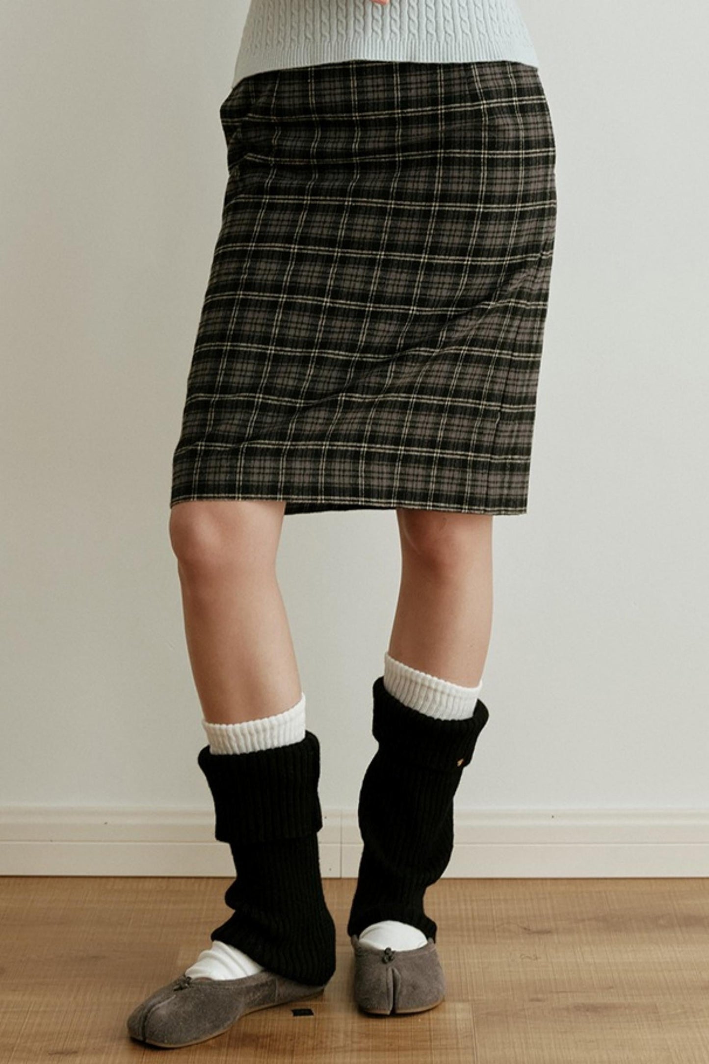 Gold Label Knitted Wool Blend Calf Socks