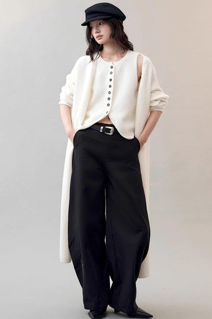 Star Bird Embroidered Loose Pants