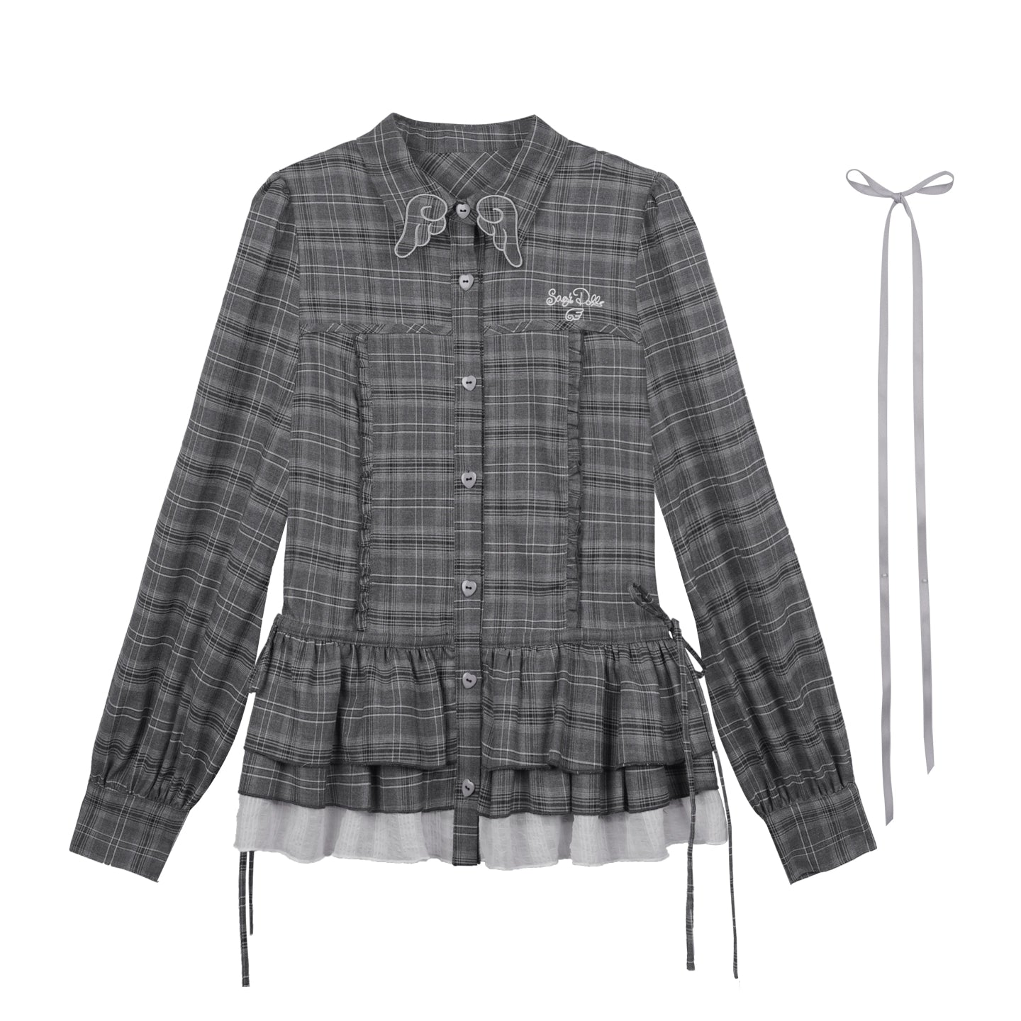 Whisper Long-Sleeved Dress Set-Up