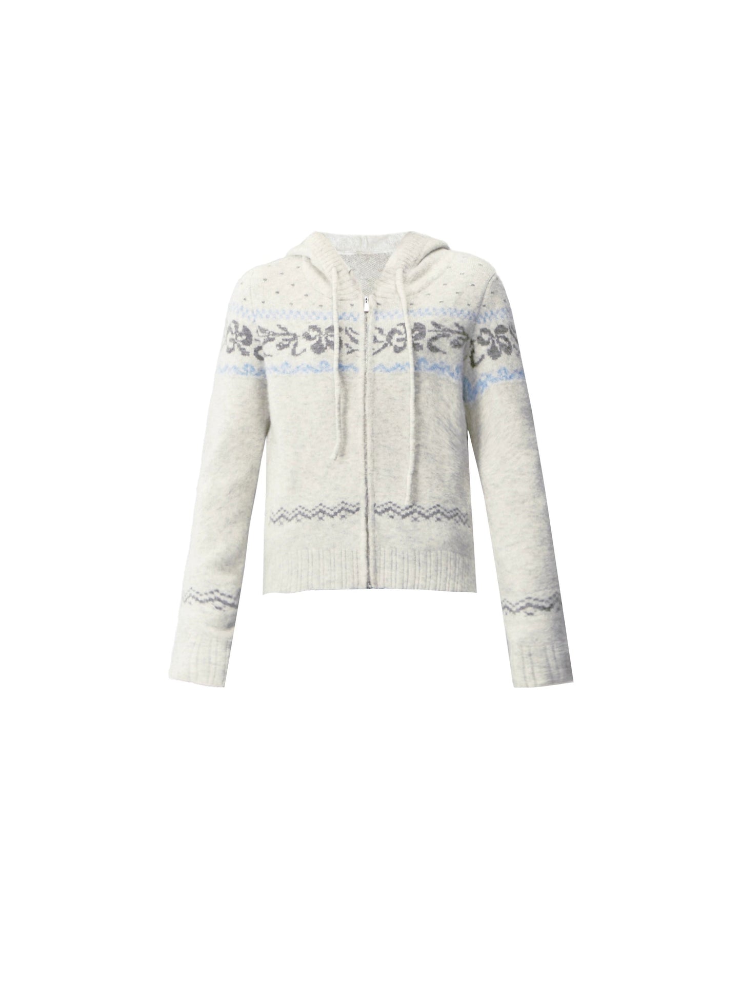 Vintage Hooded Slim Sweater