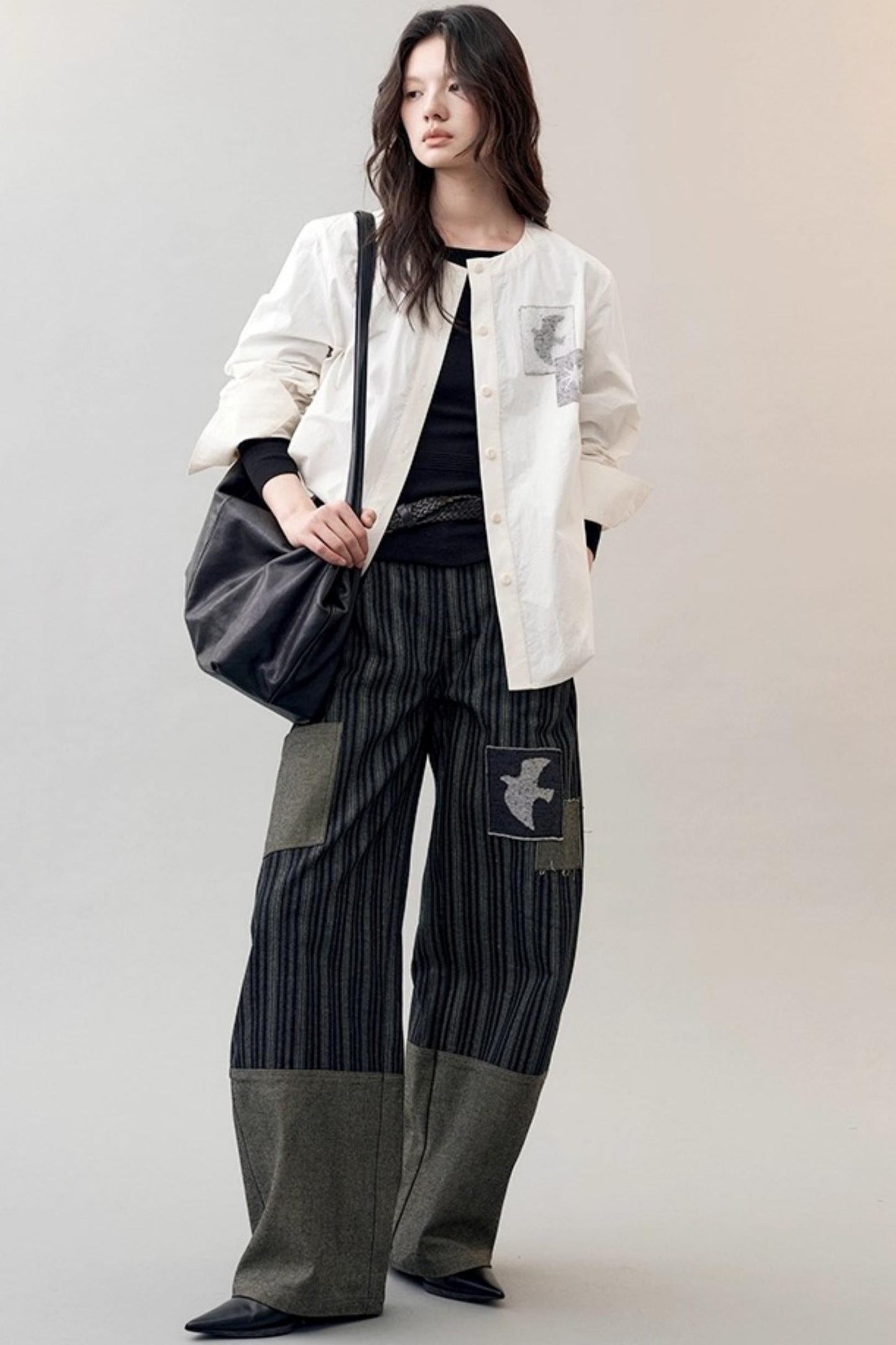 Cloud Yarn Long-sleeved Top