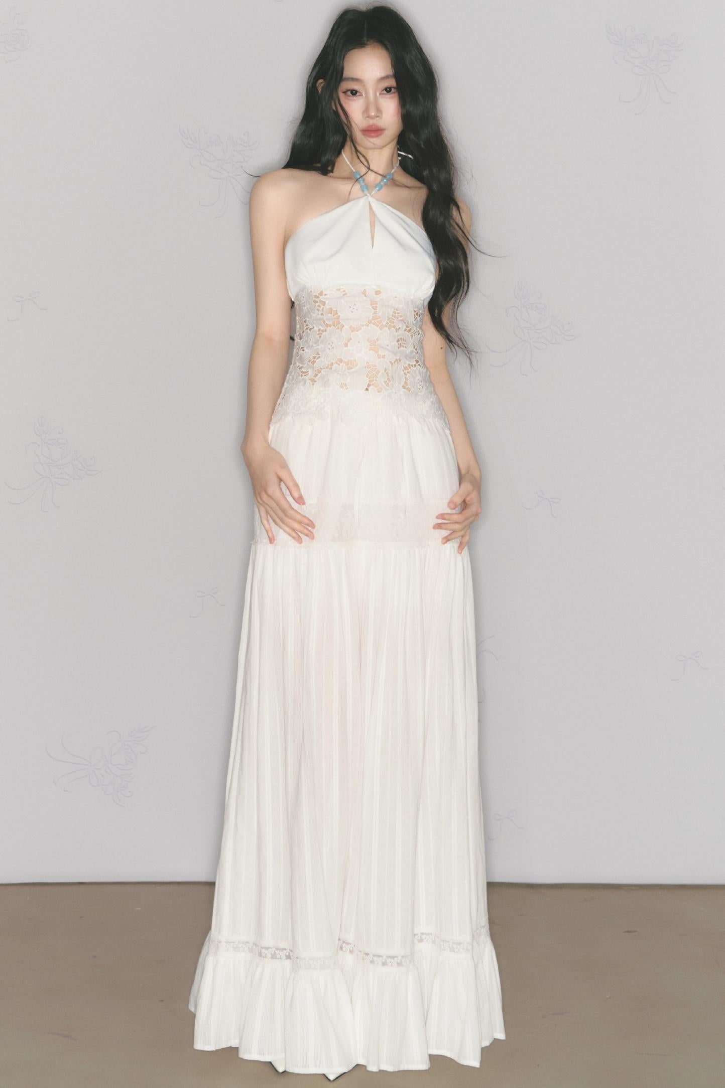 Morning Ruffled Lace Skirt