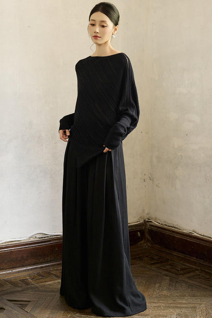 Slimming Wide-leg Pants