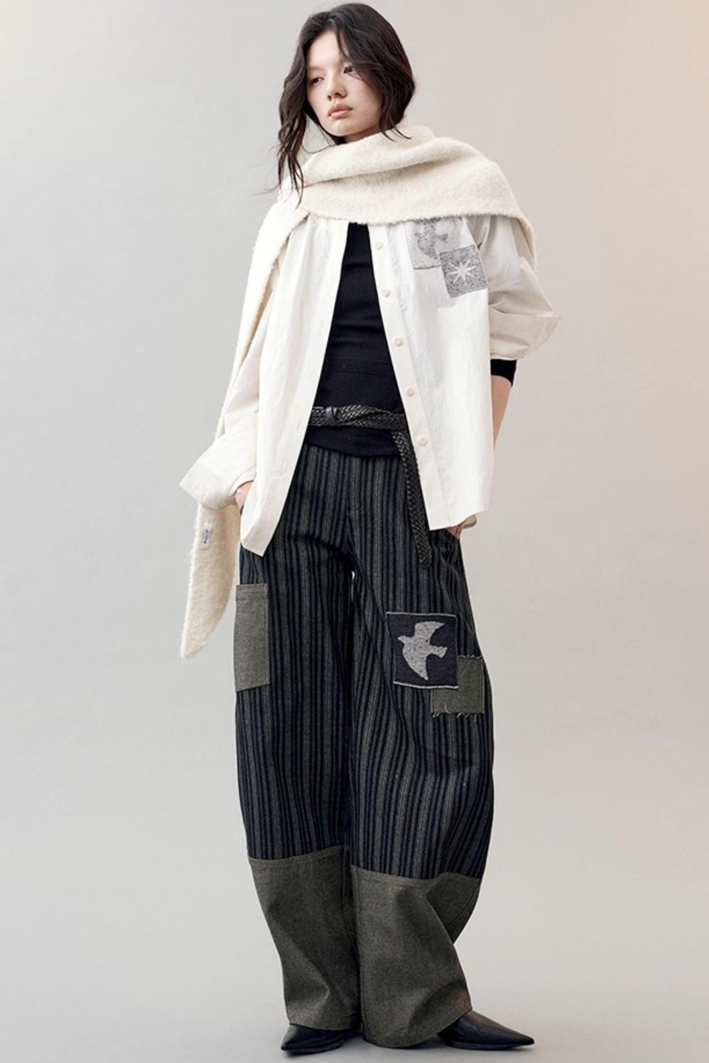 Cloud Yarn Long-sleeved Top