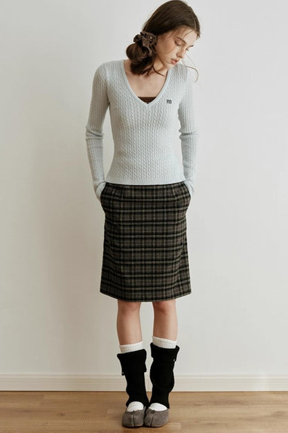 Gold Label Knitted Wool Blend Calf Socks