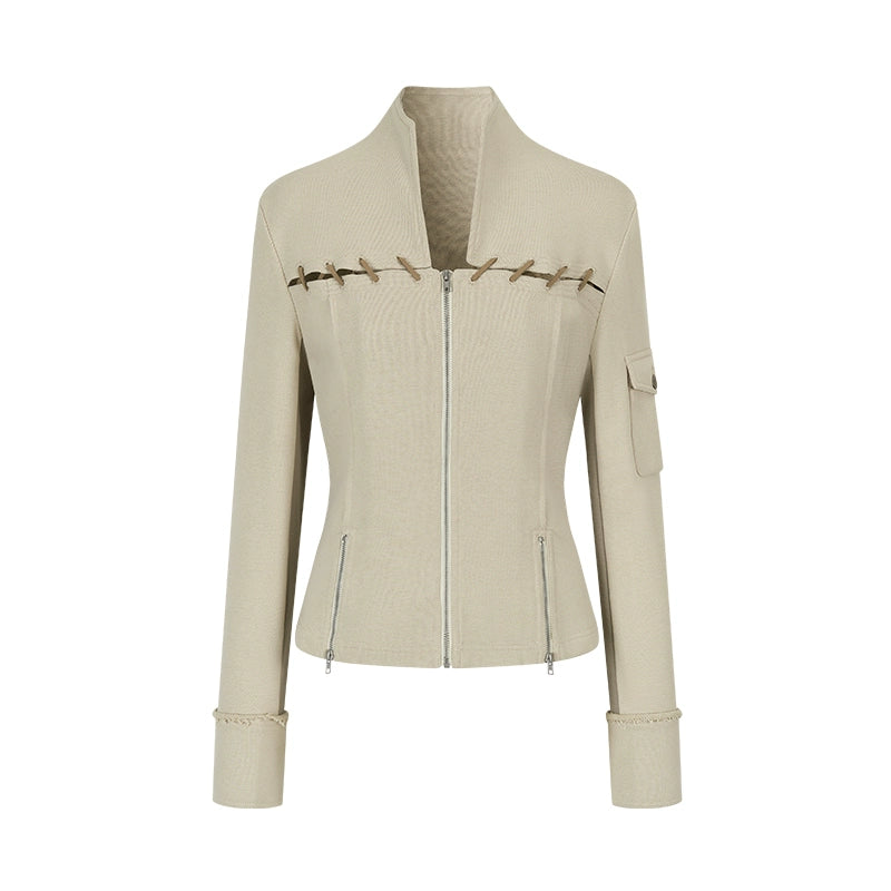 Velvet Rope Suede Sweatshirt