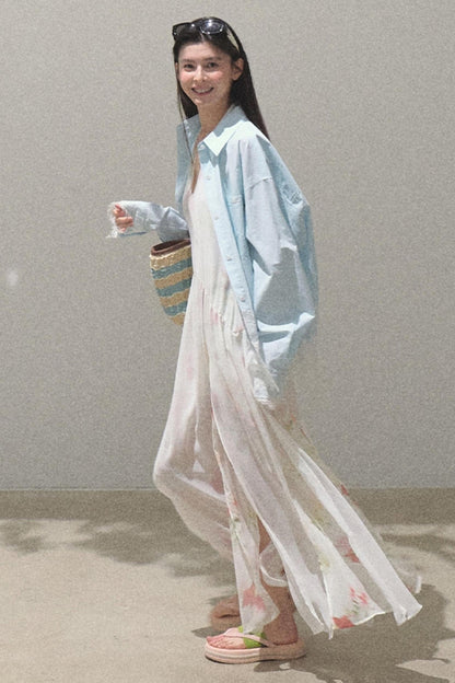 Spring Sea Lace Shirt