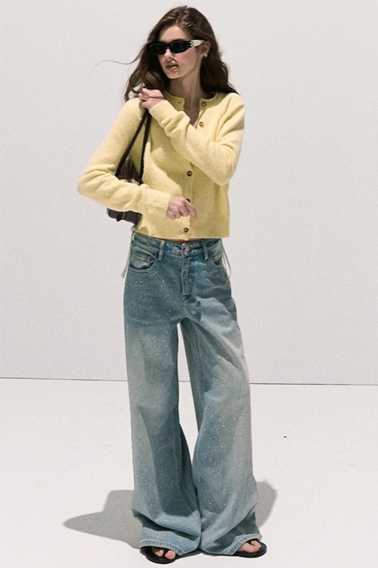 Vintage Wool Crewneck Cardigan