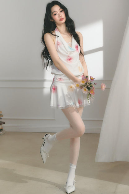 Breeze Lace Swing Skirt Set-Up