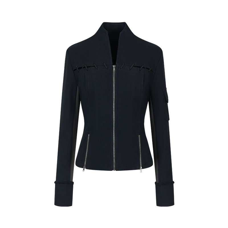 Velvet Rope Suede Sweatshirt