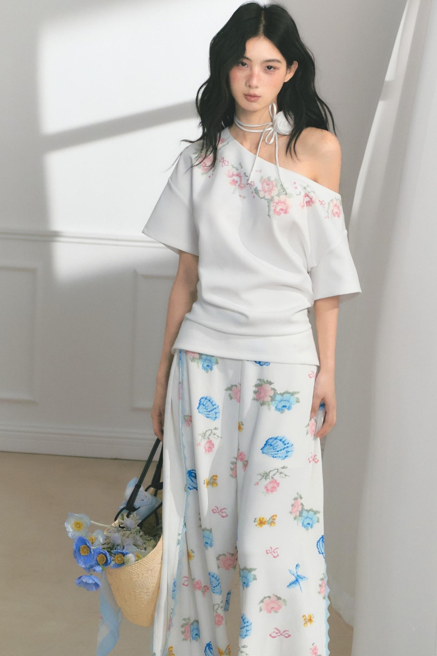 Dream Lace Wide-Leg Pants