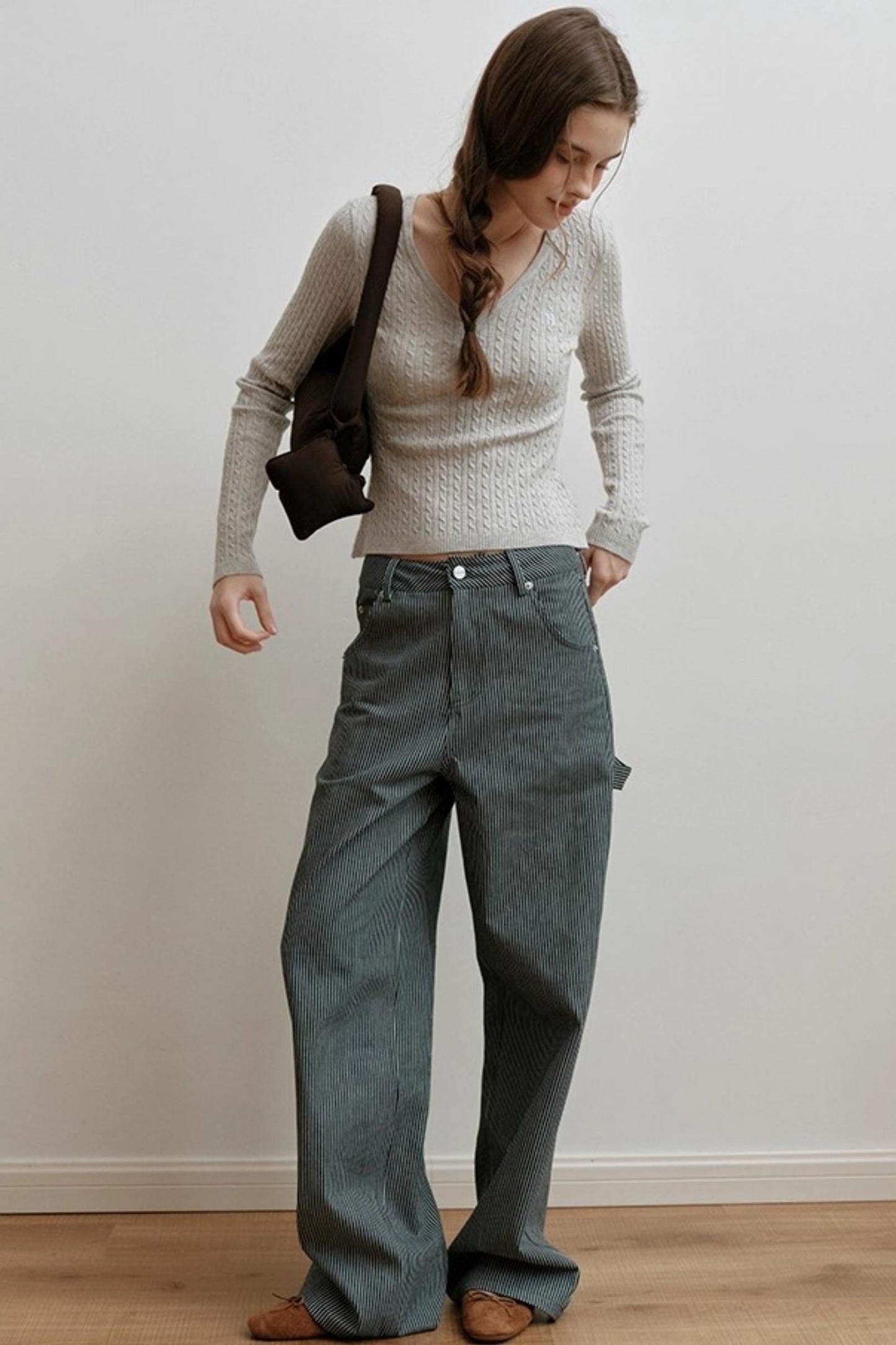 Velvet Twist Knitted Top