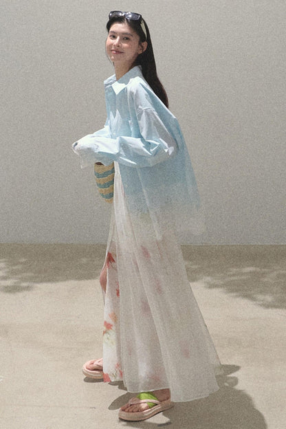 Spring Sea Lace Shirt