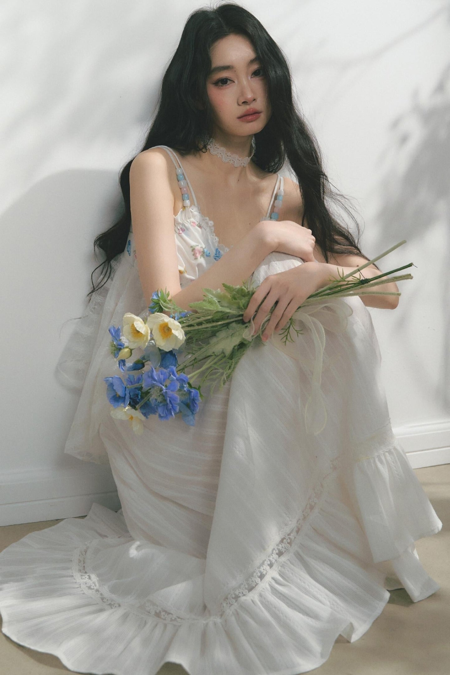 Morning Ruffled Lace Skirt