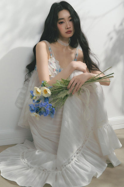 Morning Ruffled Lace Skirt