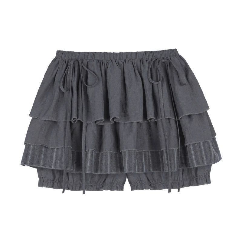 White Waist Lace Shirt Set-Up