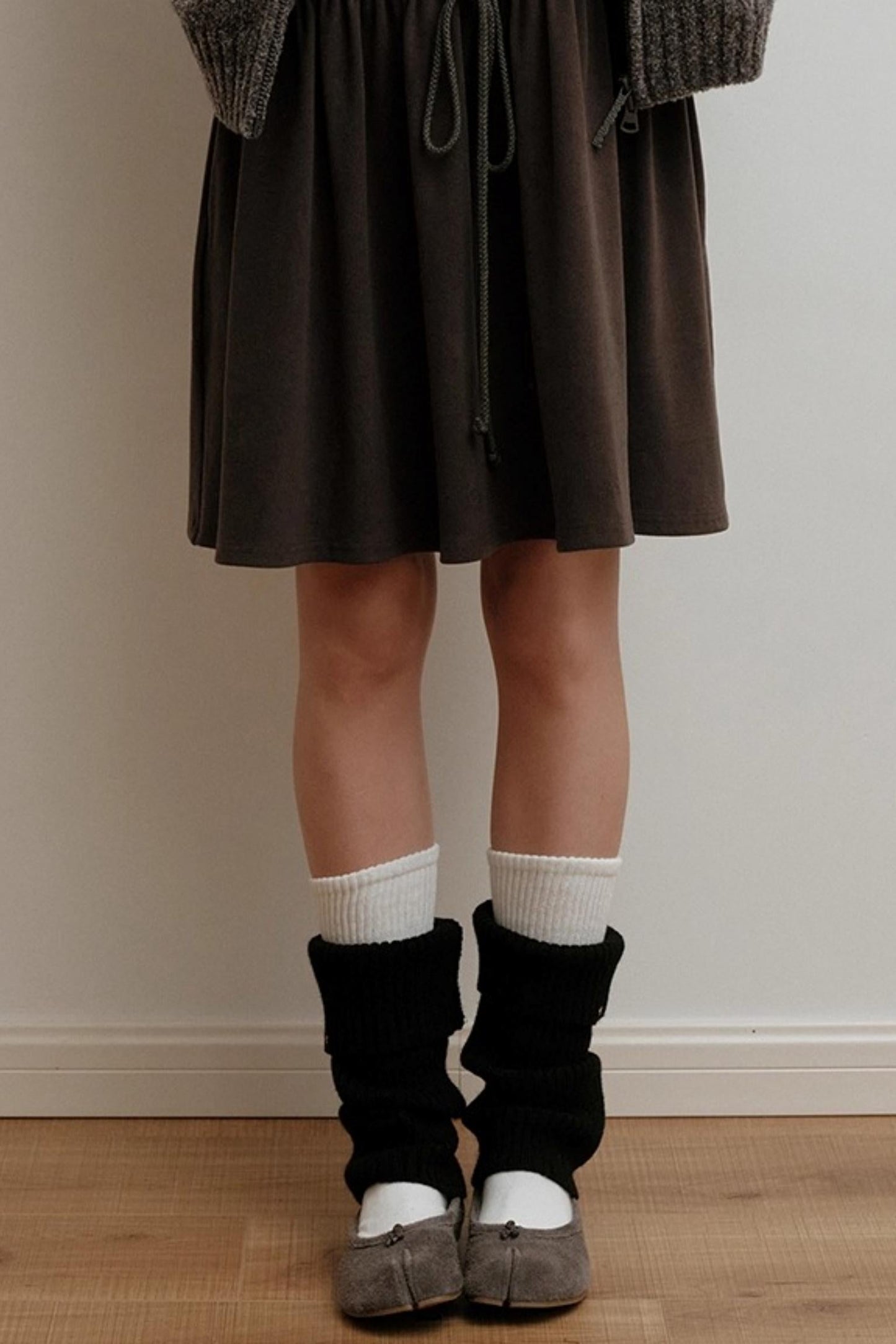 Gold Label Knitted Wool Blend Calf Socks