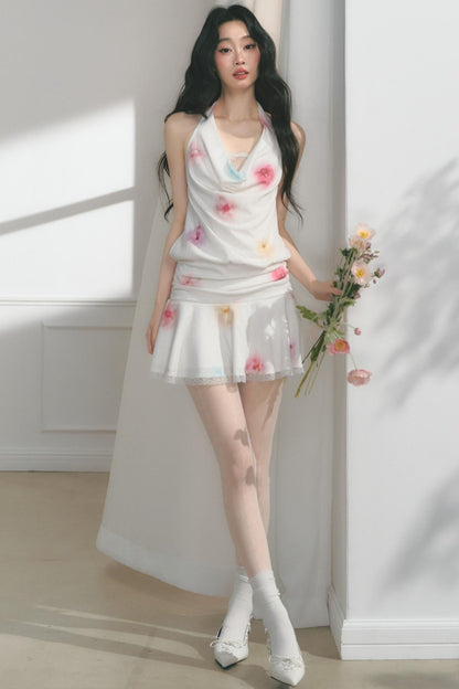 Breeze Lace Swing Skirt Set-Up